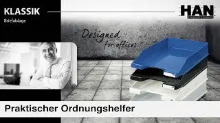 Ordnung auf dem Schreibtisch mit der HAN Briefablage