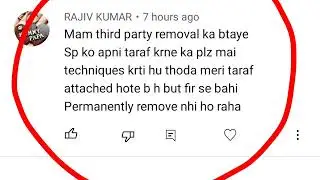 Reply For Third Party Removal and Techniques for Health ❤️❤️❤️🌹🌹🌹🌹🌹🌹