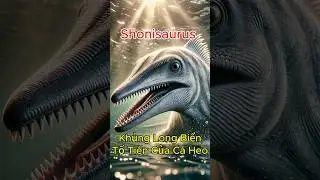 Kh&aacute;m Ph&aacute; Shonisaurus - Khủng Long Biển Khổng Lồ #shorts