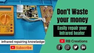 how to repair infrared cooker easily | dead infrared cooker circuit board |rb creations |#new #video