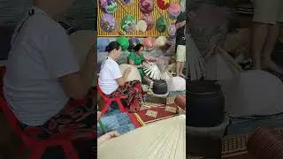 Vietnamese conical hat(non la) making #vietnam #travel #nonla #hat #makingprocess #short #shorts