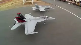 First F/A-18 formation of the day with Frank at LFE