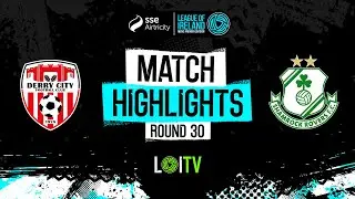 SSE Airtricity Men's Premier Division Round 30 | Derry City 1-1 Shamrock Rovers | Highlights