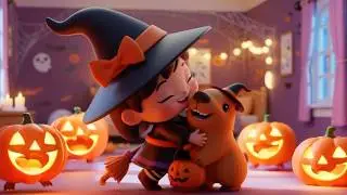 Песня Five Little Pumpkins на Хэллоуин! 🎃 Жуткая песня Ланы и Капибары! 👻 #шорты