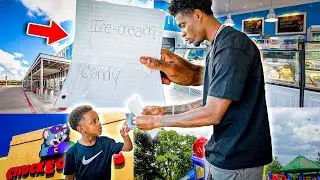 SURPRISING KAISER WITH A INDEX CARD CHALLENGE!!!