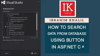 SEARCH DATA FROM SQL DATABASE USING BUTTON IN ASP.NET C# [IK SOFTBD]