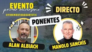 DIRECTO PRESENTACION PECES DISCO y su ALIMENTACION | Manolo Sanchis y Alan Albiach