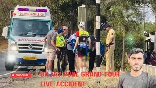 Pune Grand Tour Live Accident 😯🚴&zwj;♂️ | punegrandtour | #punegrandtour |