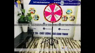 Đặt l&agrave;m v&ograve;ng xoay quay thưởng Lucky Draw cho minigame &ndash; In logo ri&ecirc;ng theo y&ecirc;u cầu