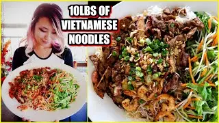 10lbs of Vietnamese Dry Noodles in San Diego!!! #RainaisCrazy
