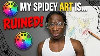 ​I let a Color Wheel ruin my Spiderman Drawing... then I added a Glow.
