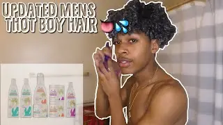 MEN'S CURLY HAIR UPDATE | CURLY HAIR TUTORIAL | THOT BOY HAIRCUT 👅💦