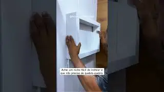 Coloque nicho no banheiro sem precisar quebrar a parede e gastando pouco!