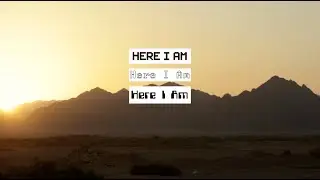 All Faces - Here I Am (Lyric Video)