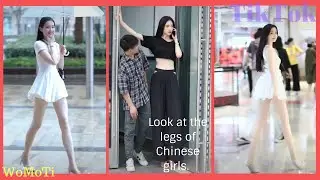 Tiktok pretty long legged Chinese girl.