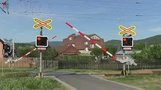 Železničn&iacute; přejezd Rapot&iacute;n #1 [P9155] - 5.7.2025 / Czech railroad crossing