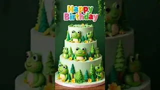 Frog Theme Cake Decoration Ideas for Birthday