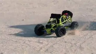 WLToys 12428 RC Dune Buggy 4x4 @120fps on Beach