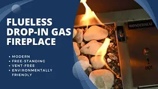 The Wonder Heat Flueless Drop In Fireplace
