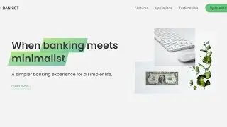 Bankinst landing page | CodeWithAlamin