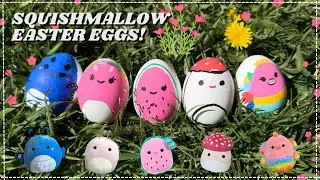 i (unfortunately) made easter eggs into squishmallows - paint with me!