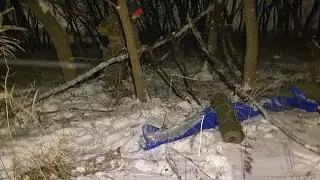 Winter camping ￼in blizzard like conditions(no fire)