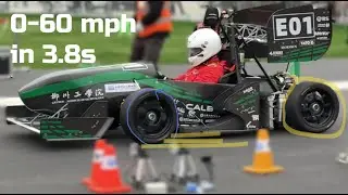 Crazy Front Wheelspin Under Slow Motion - Formula Student / Formula SAE