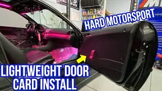 Комплект облегченных дверных панелей для E46 Track build - HARD motorsport Дверная карта BMW E46 Модификация для снижения веса