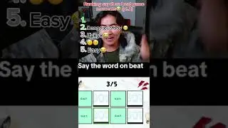 Say it on beat game funny ranking part.2😭🤣 #ranking #funny #english #sayitonbeat