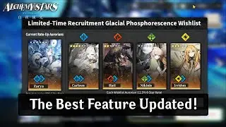 Alchemy Stars: The Wishlist Feature Update! - pick your desired Aurorian!