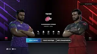 Cricket 26 (PC) : IPL 2025 KKR VS RCB | Full Gameplay