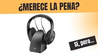 SENNHEISER RS 120-W Black/Auriculares ONEAR INALÁMBRICOS