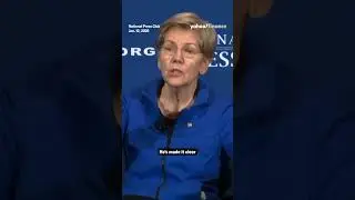 Senator Elizabeth Warren says that President Trump is 