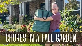 Chores In My Fall Garden 🍁🍂 || Fall Garden Planting || Fall Garden Zone 8 || Garden Maintenance
