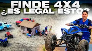 PROBANDO EL YAMAHA RAPTOR EN LA ARENA Y AGUA | DÍA DE LOCOS | Vlog #1