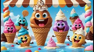 The Ice Cream Bridge Melts Away | Sweet Adventure Song for Kids | Imaginative Nursery Rhyme