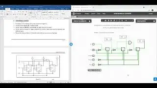 Lab 5 Asynchronous and synchronous counter using Circuitverse