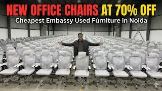 Cheapest Embassy Used Furniture in Noida | Office Chairs are 70% OFF #decor #officechairs #furniture