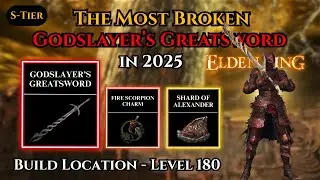 Godslayer's Greatsword Best Build 2025 Elden Ring Tutorial & Location Legendary Black Flame Sword