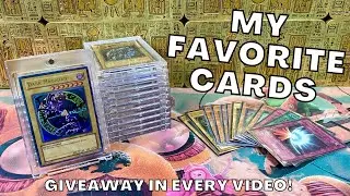 Showing Off Some of My Favorite YuGiOh! Cards in My Collection! + Giveaway!