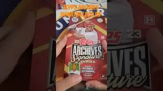 @Topps Archives Signature Series Retired Box Rip #sportscards #cardbreaks #udogknox #topps