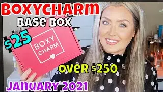 January 2021 Boxycharm Base Box | Over $250 worth!! | Better then PR