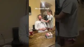 We waxed dad! #nosewax #wax #nosejob #pullhard #yankit