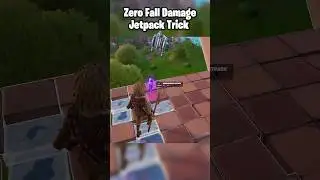 Zero Fall Damage Mandalorian Jetpack Trick 🔥 #fortnite #shorts