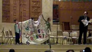 Hope for Haiti Benefit at Reform Congregation Keneseth Israel - Flag Presentation
