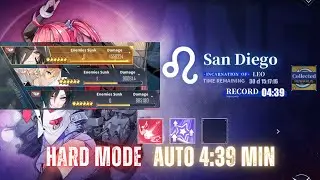 Azur Lane Extreme Challenge hard mode auto 4:39 min (  Incarnation of Leo )