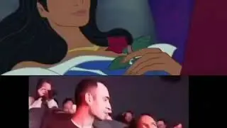 sleeping beauty proposal 💍,this guy animated himself and his high school sweetheart into the movie❤️