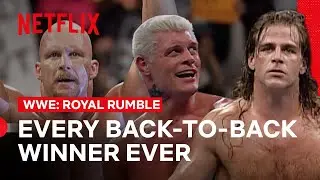 Every Back-To-Back Win in Royal Rumble History | WWE on Netflix | Netflix Philippines