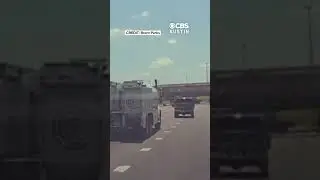 18-wheeler crashes into overpass