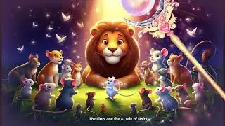 The Lion and the Mouse: A Tale of Unity | Cartoon Nursery Kids Songs